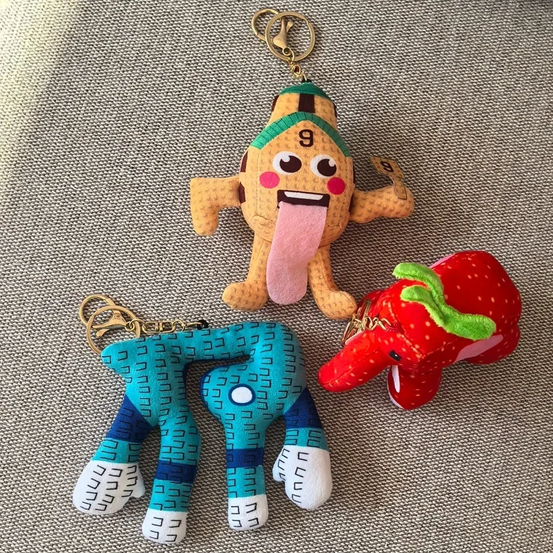 Brainrot Sammy Jandel Plüsch-Schlüsselanhänger, süßer Meme-Plüsch-Taschenanhänger, Kawaii-Plüsch-Anhänger, Geschenk für Fans und Gamer