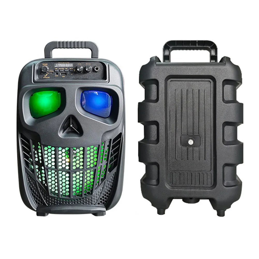 

Акустическая система Party Sound Box, Bluetooth-совместимая, версия 5.0, перезаряжаемая, поддерживает USB, TF-карты, AUX, для Хэллоуина, Рождества, домашних вечеринок, подарков на день рождения