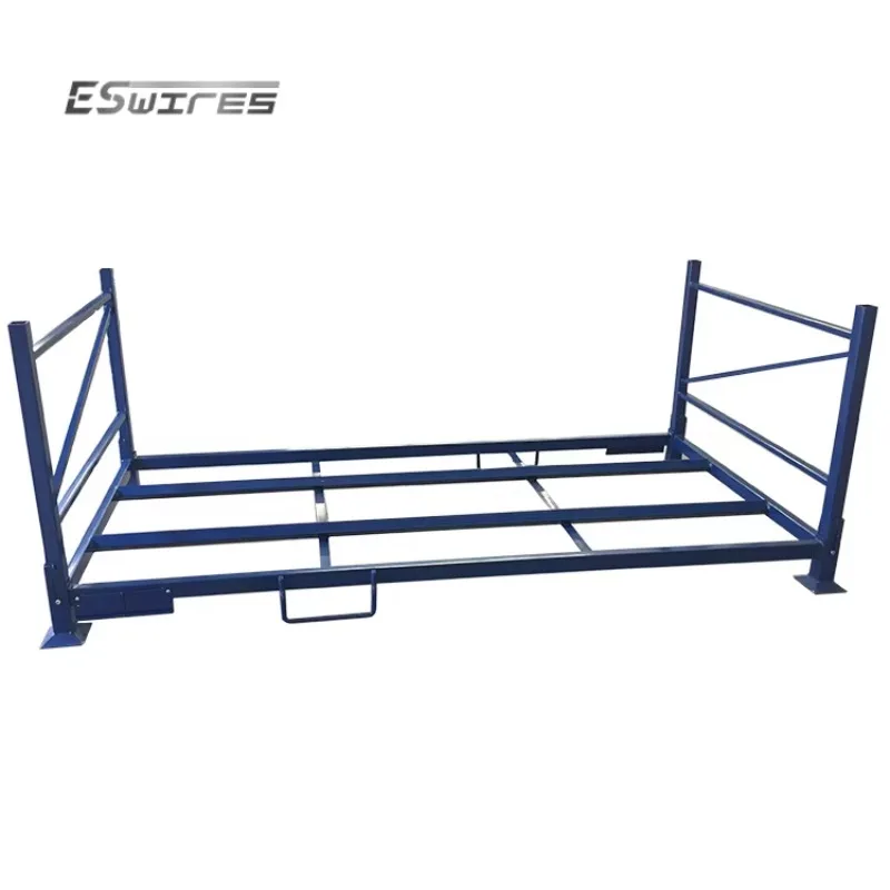 Custom Heavy Duty Stackable Steel Q235 Commercial Warehouse Tire Folding Storage Rack