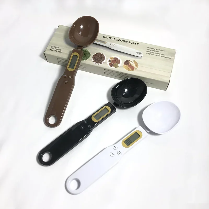 Electronic spoon household kitchen scale handheld spoon scale measuring spoons weighing food in grams