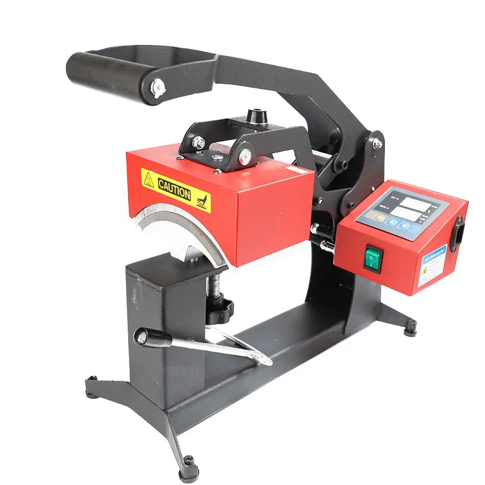 High Efficiency Electric Press Machine Heat Transfer Printing Manual Hat T-Shirt Paper Label Garment Printing Shops