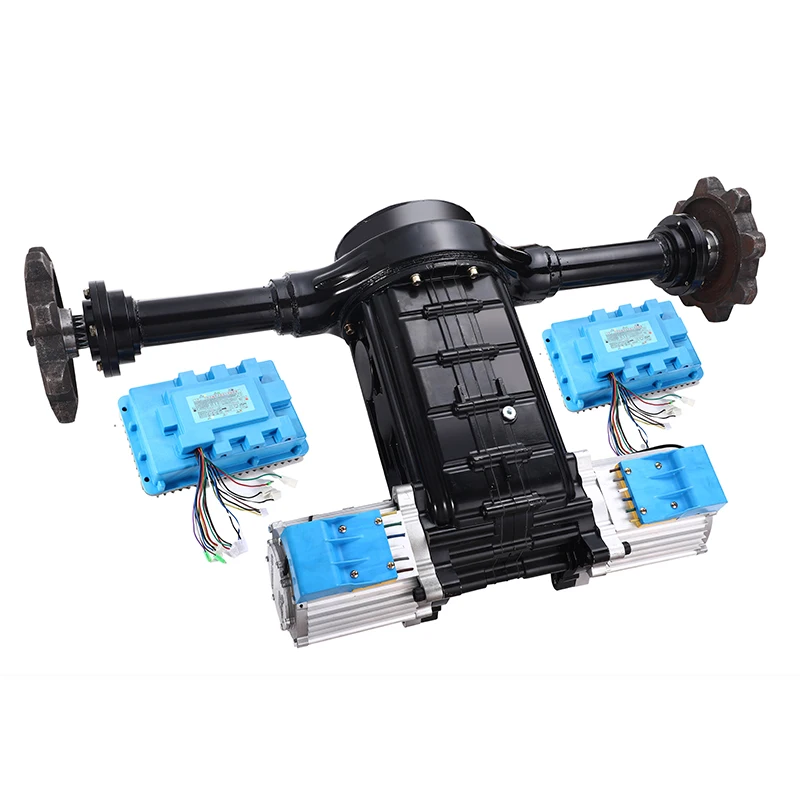 

60v 5000w PMSM motor and controller and rear axle Electric drive kit for Crawler lifting platform