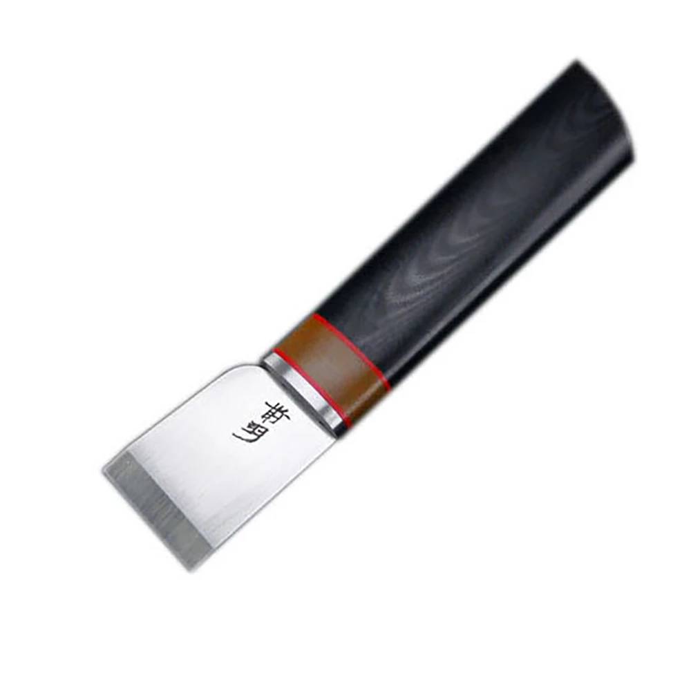 

QIANYU Professional Leather Cutting Knife Japanese Style M390 Steel Leather Cutter Leathercraft Skiving Tool with G10 Handle