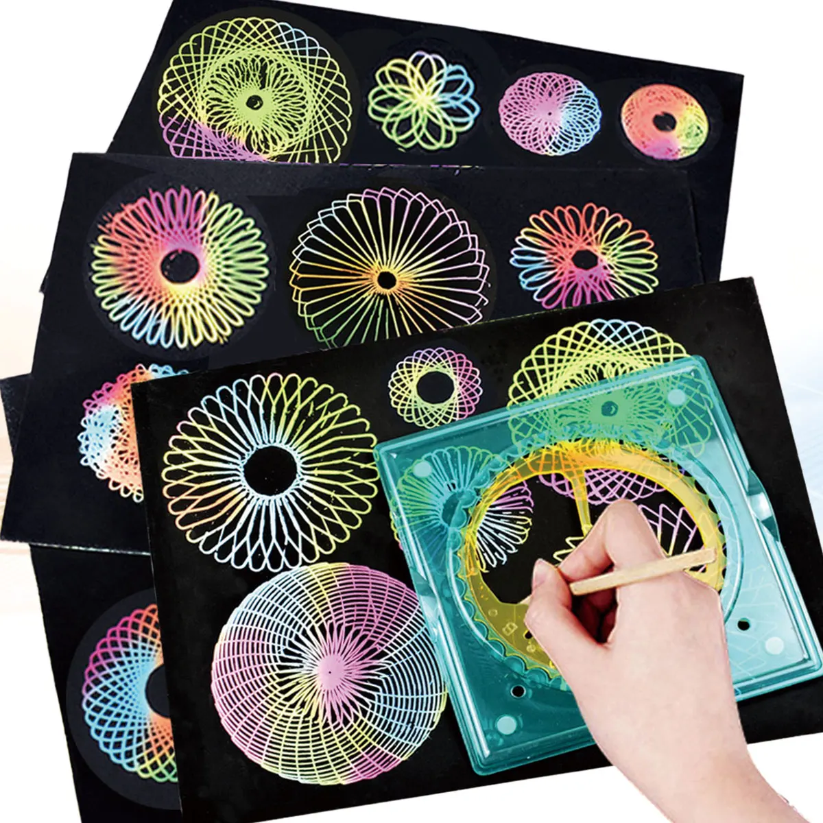11 stücke Multifunktionale Zeichnung Set Kinder Spielzeug Malerei Kit Schöne Design Spielzeug Kind Spaß Pädagogisches Montessori