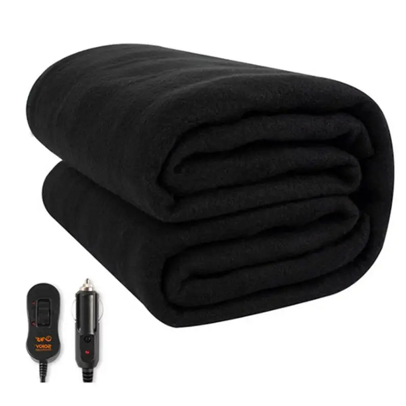 

Car Electric Blanket 12V Car Heating Blanket Auto Electrical Blanket Thicker Heater Rug Mattress Thermostat Electric For Car