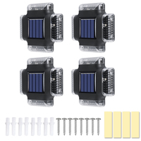 4PCS Solar Wall Lights Outdoor Solar Lamp Waterproof Decoration Garden Lamp Up And Down Luminous Lighting for Wall Porch Balcony