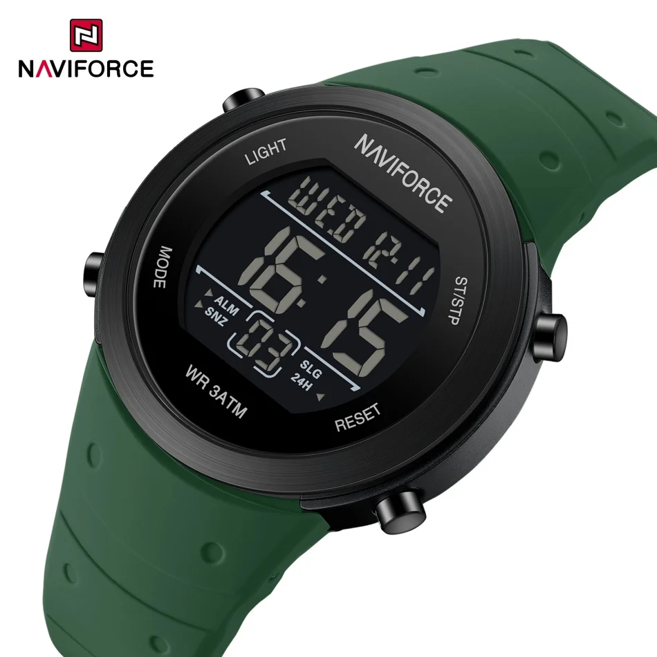 

NAVIFORCE повседневные стильные цифровые мужские часы 30 м водонепроницаемые модные спортивные часы лучшего бренда мужские электронные часы Relogio Masculino