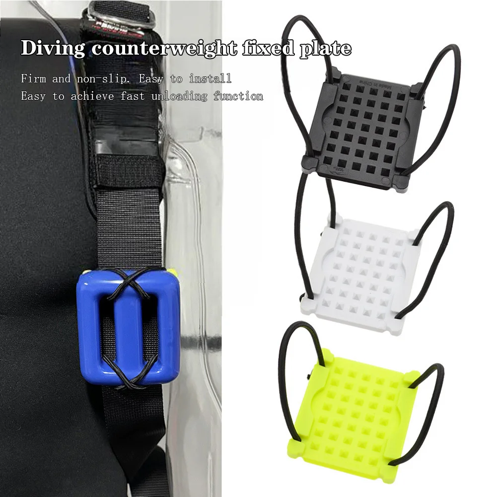 

Diving Weight Plates With Strap, Adjustable Freediving Weight Plate, Nylon Scuba Dive Weight, Spearfishing Weight With Block