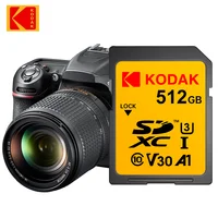 Tarjeta de Memoria SD Profesional Kodak de 32 GB, Tarjeta SDHC de 128 GB y 64 GB, Tarjeta SDXC Compatible con Cámaras Canon EOS Rebel R100 M50 Nikon