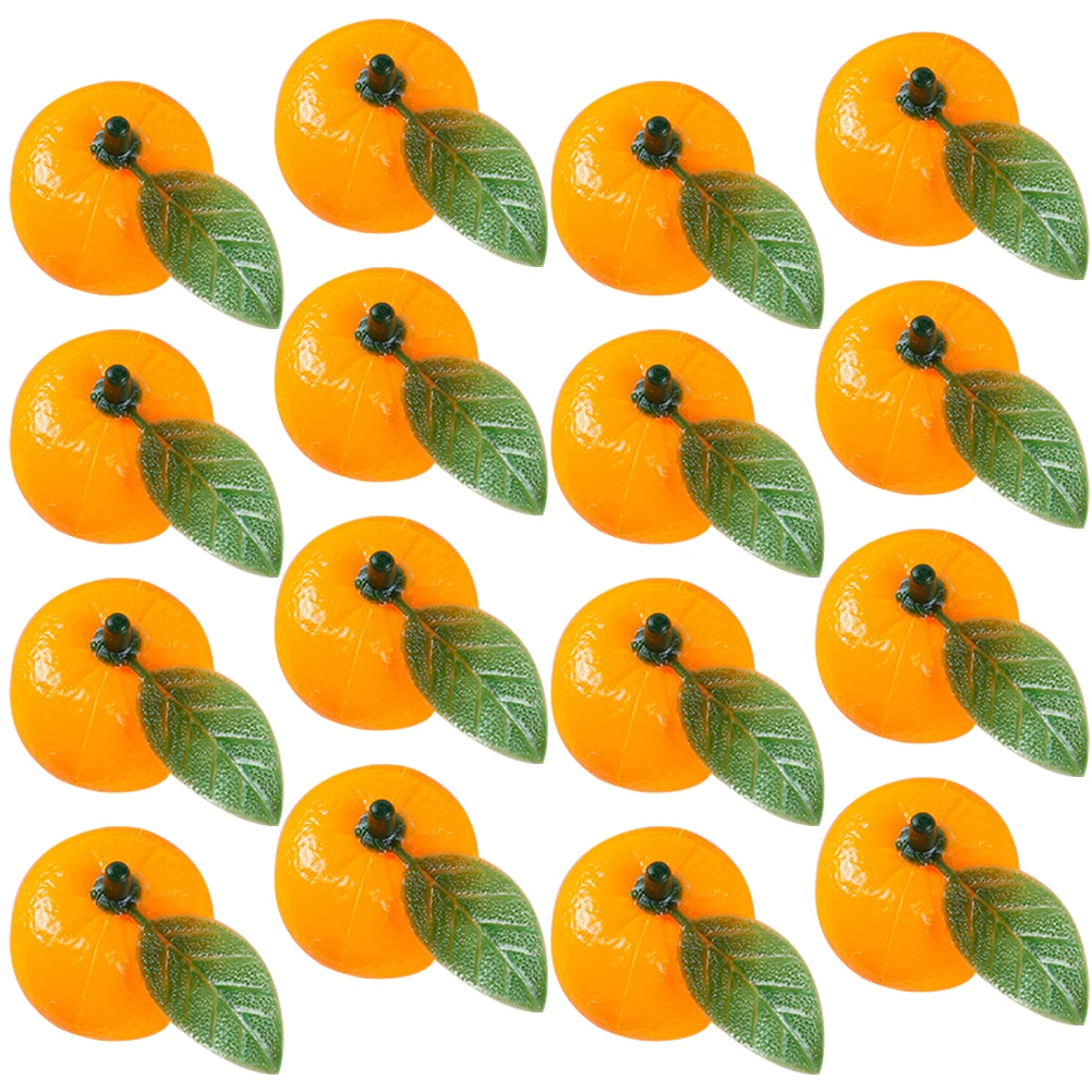 

50pcs Realistic Simulation s Fake Props Artificial Orange Decor Desktop Fruit Ornament Photo Prop Display Fruit s