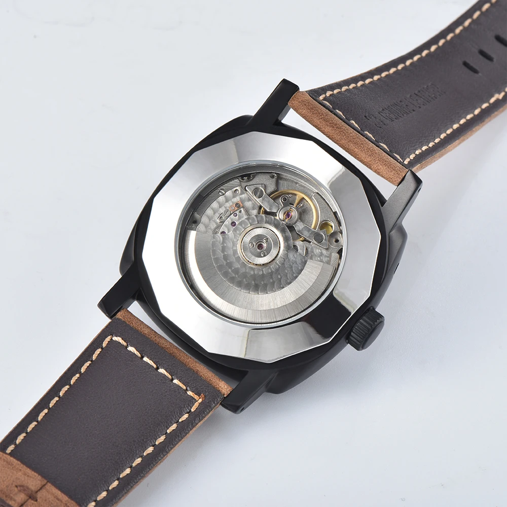 Fashion DESIGN Brand ST2533 47mm Men's watches  Automatic Mechanical Watch Business Watches Luminous Dial