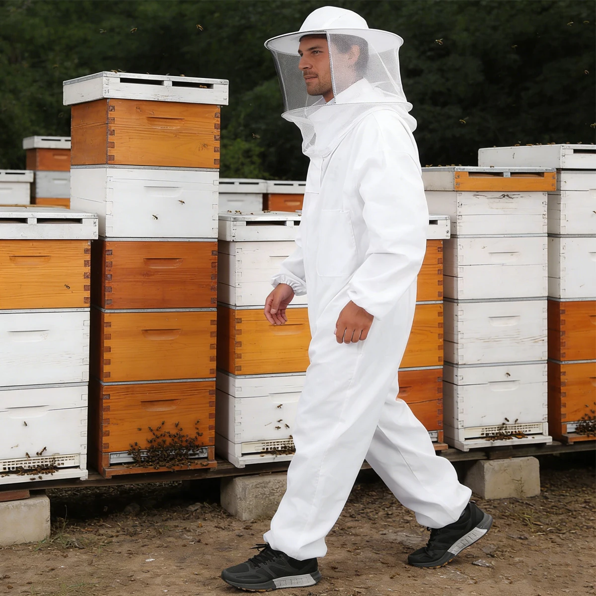 Beekeeper Clothing Bee Protective Beekeeping Tools Articles Dress Keeping Clothes Safety Accessories Suit Apicultura Costume