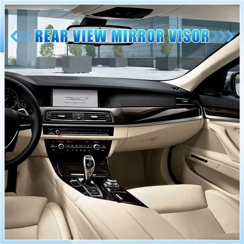 A64P-1 Pair Car Sun Visors 51167248855 51167248856 For BMW 5 SERIES F10 F11 F18 2011-2015