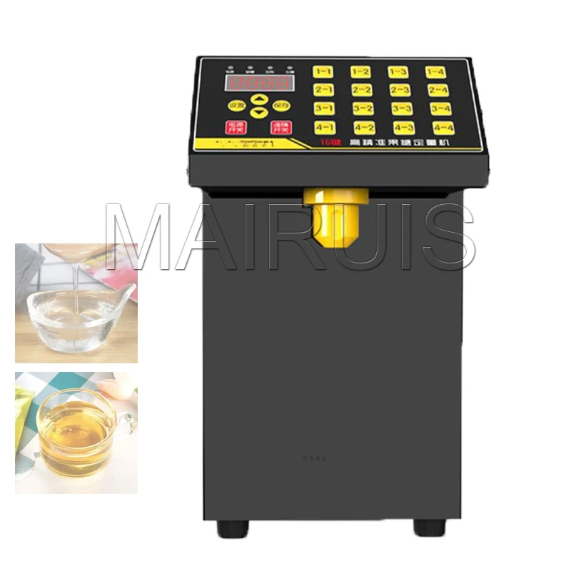 16 Grid Fructose Machine Syrup Dispenser Fructose Dispenser Fructose Quantizer For Bubble Tea Shop