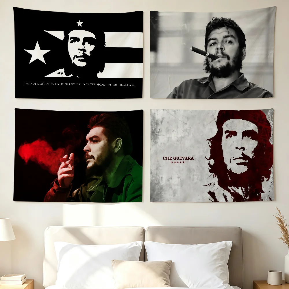 Famous Che Guevara Flag Wall Decorations Home Decor Suitable For Living Rooms Bedrooms Dormitories Parties And Holidays