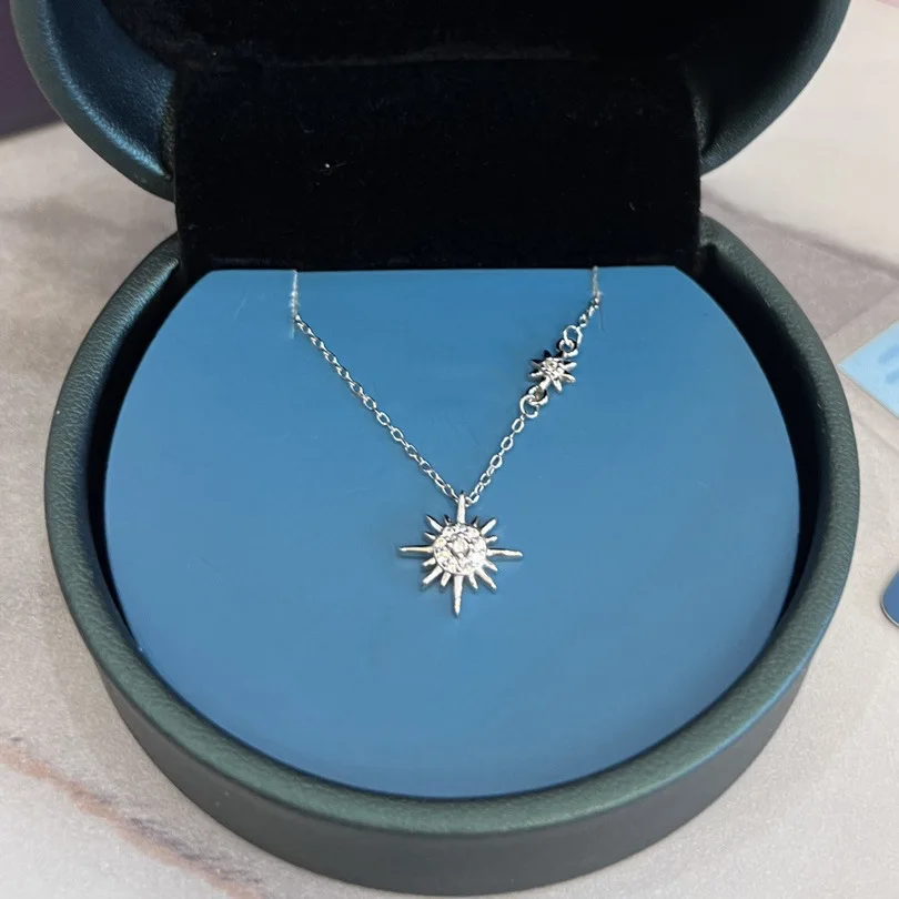 New hot selling original star shaped pendant necklace, ladies' high-end feeling, sunflower collarbone chain, Valentine's Day