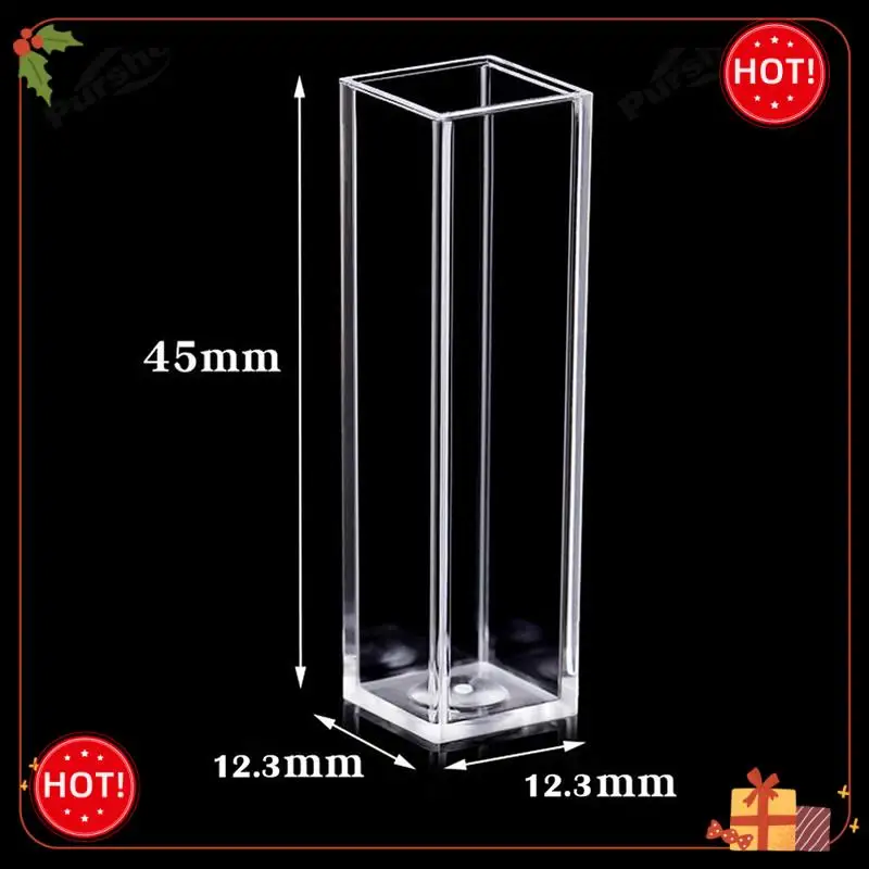 ABLE-일회용 큐벳/4.5Ml,폴리스티렌 일회용, (100개 팩)