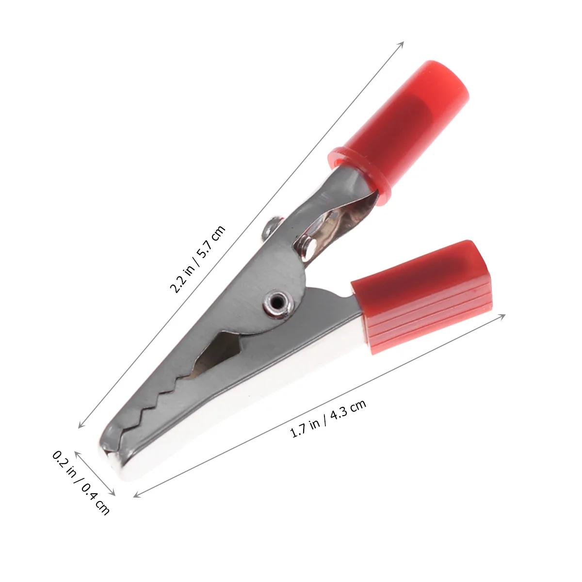 

20 PCS Alligator Clip Test Clips Testing Clamp Spring Clamps Metal Crocodile Leads