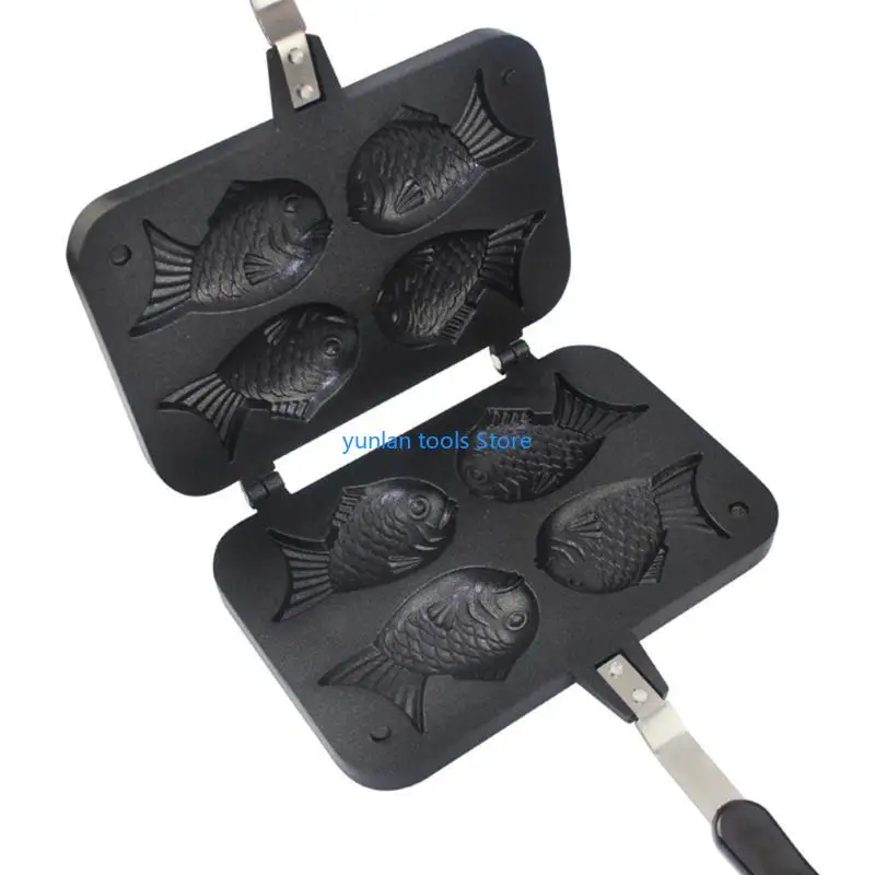 

50LB Fish Cake Pan Pan Cake Maker Pan Fish Shaped Pancake Double Pan Mold for Kitchen DIY Cooking Party Dessert