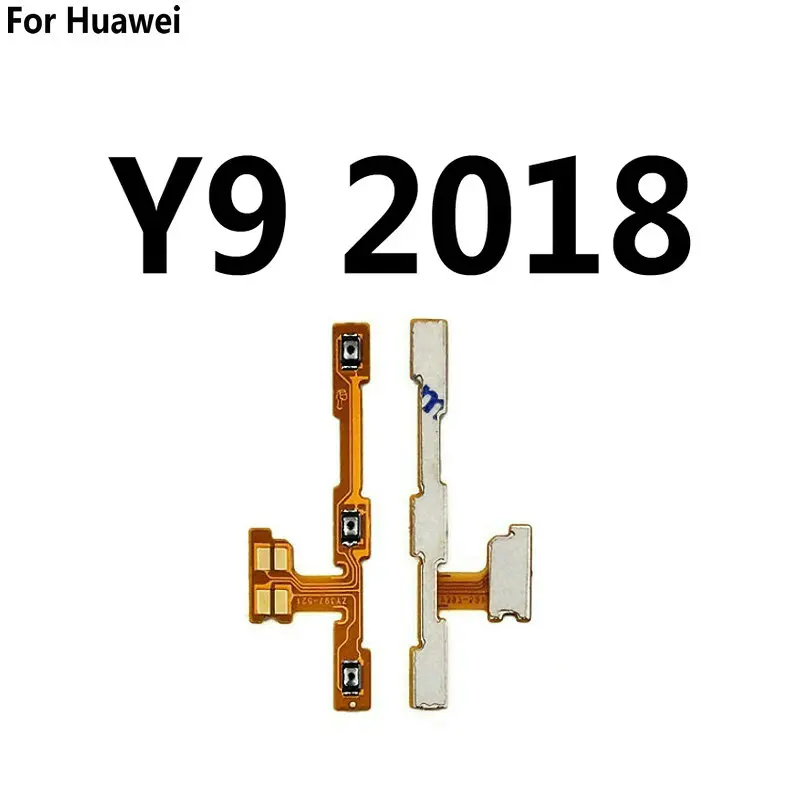 Power On Off Volume Button key Flex Cable Repair Parts For Huawei Y9 Y7 Y6 Pro Y5 Prime 2019 2018 2017