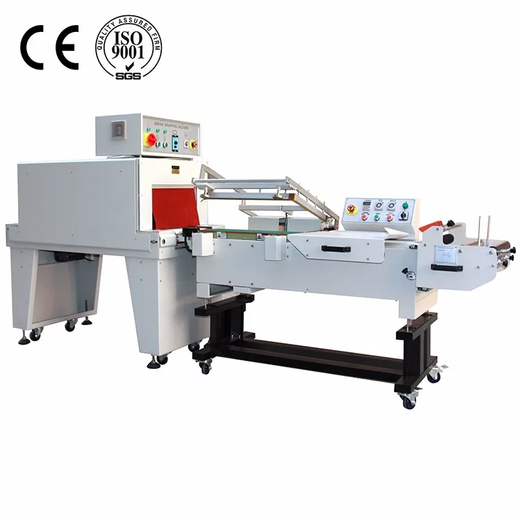 Semi-auto Heat Shrink Packaging Machine Heat Tunnel Shrinking Thermal Plastic Film Wrapping Packaging Machines for food box