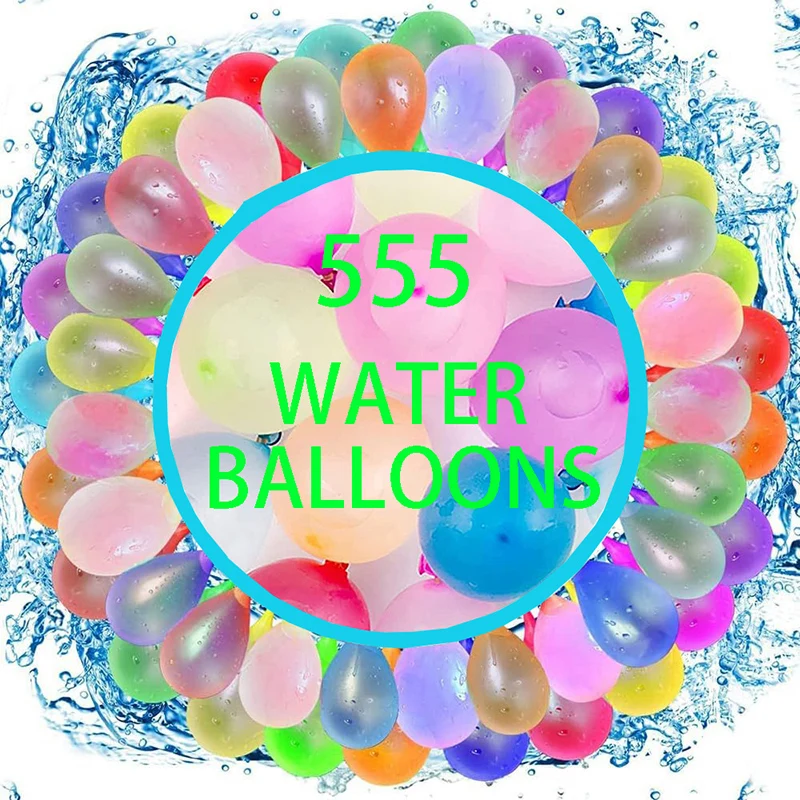 Palloncini d'acqua Riempimento facile e veloce, palloncini d'acqua colorati, palline d'acqua Divertimento estivo Giochi da combattimento per feste all'aperto per bambini