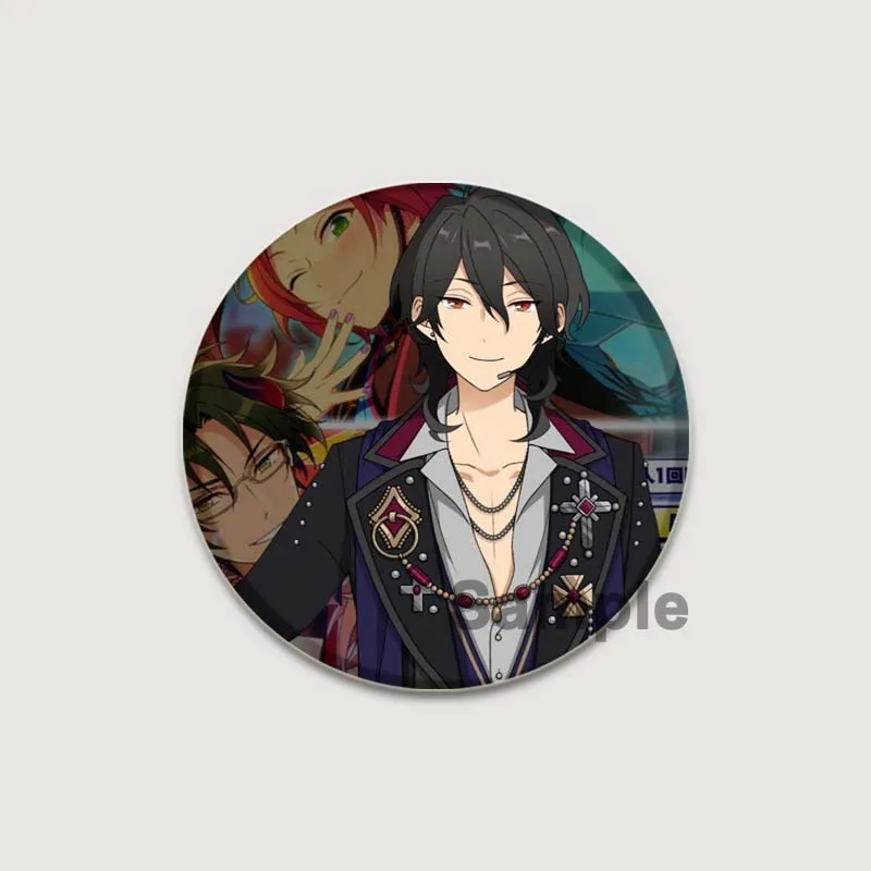 Anime Ensemble Stelle Spille Personaggi dei cartoni animati Rei Sakuma Distintivo Spille fatte a mano Spilla per zaino Abbigliamento Accessorio regalo