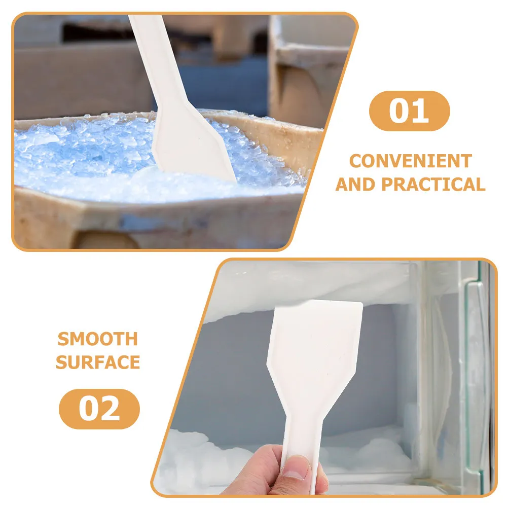 5Pcs Sturdy Reusable Ice Scraper for Refrigerator Freezer Stove Windows Bakeware Bathroom Kitchen Deicing Tool Hanging Design