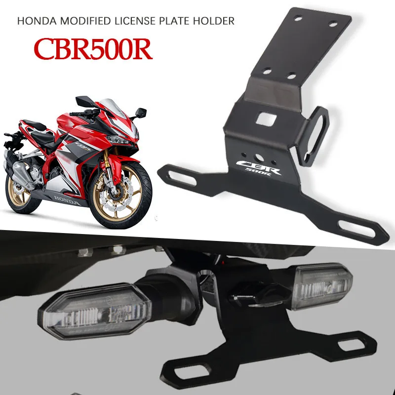 

For HONDA CBR500R CBR 500R CBR500 R 2020-2023 2021 Motorcycle Tail Tidy Fender Eliminator Registration License Plate Holder