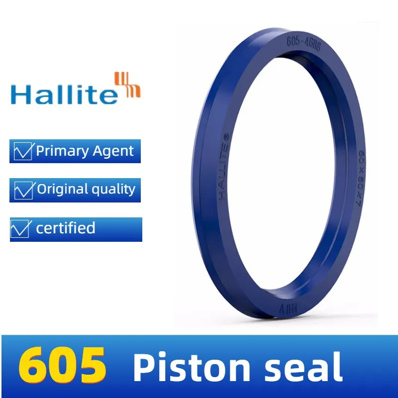 Hallite oil seal ring 605-55 60 63 65 70 75 80X8 9 10 11 12.5 Piston rod sealing ring
