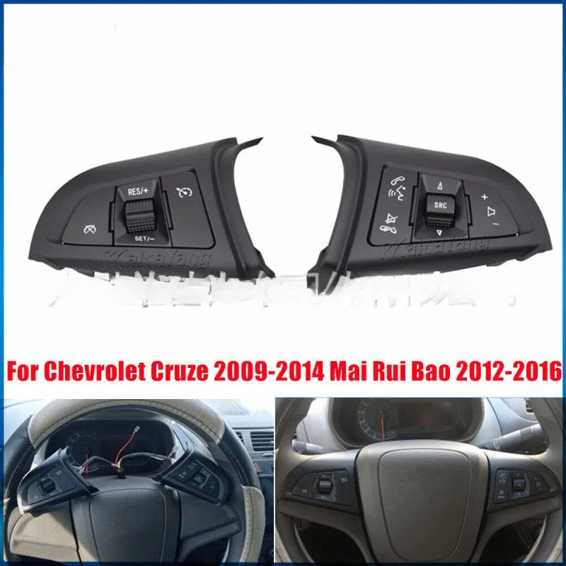 

2pc For Chevrolet Steering Wheel Volume Button Switch 96892140 96892135