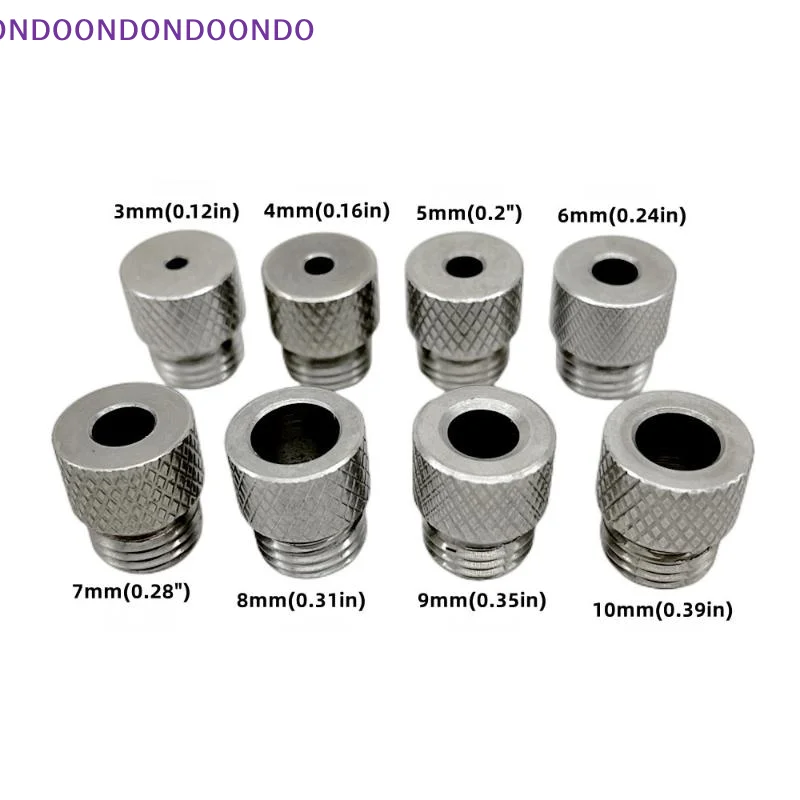 Drill Guide Locator Bushing 3-10mm Premium Stainless Steel Drill Sleeve for Accurate Wood Hole Drilling Home Repair Use