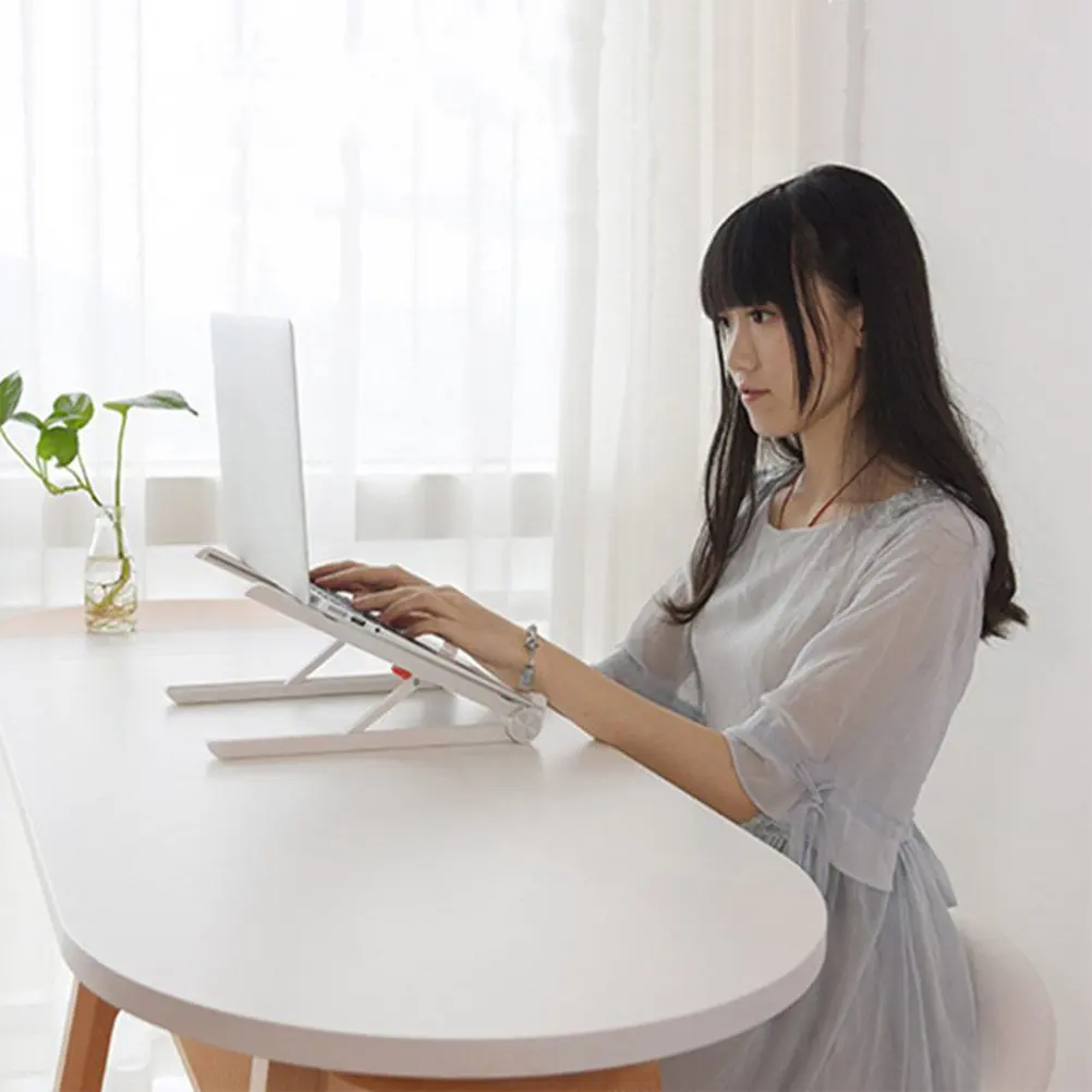 1Pcs Super Lightweight Fold Desk Stand for Laptop Portable Notebook Stand with Stable Performance Perfect for Work Study