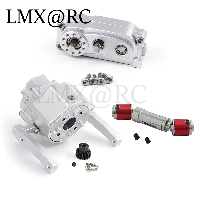 LMC RC Prefixal Gearbox Transfer Case Front Motor Transmission for 1/10 RC Crawler Car Axial SCX10 & SCX10 II Upgrade Parts