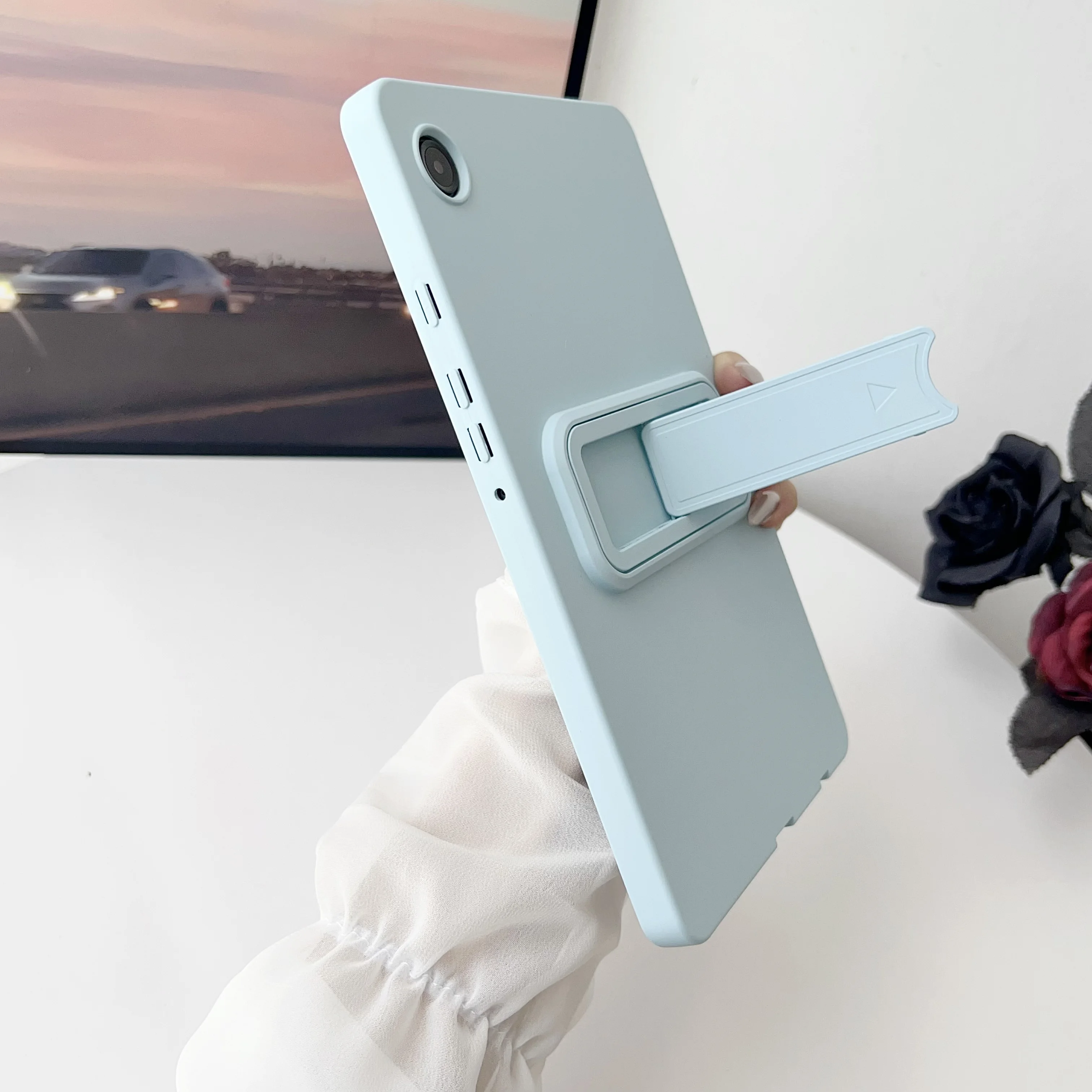 Kickstand Hard Holder Tablet Cover For Samsung Galaxy Tab A9 2023 X110/X115 Stand Case For Tab A9+ X210/X215 LTE/X216 5G