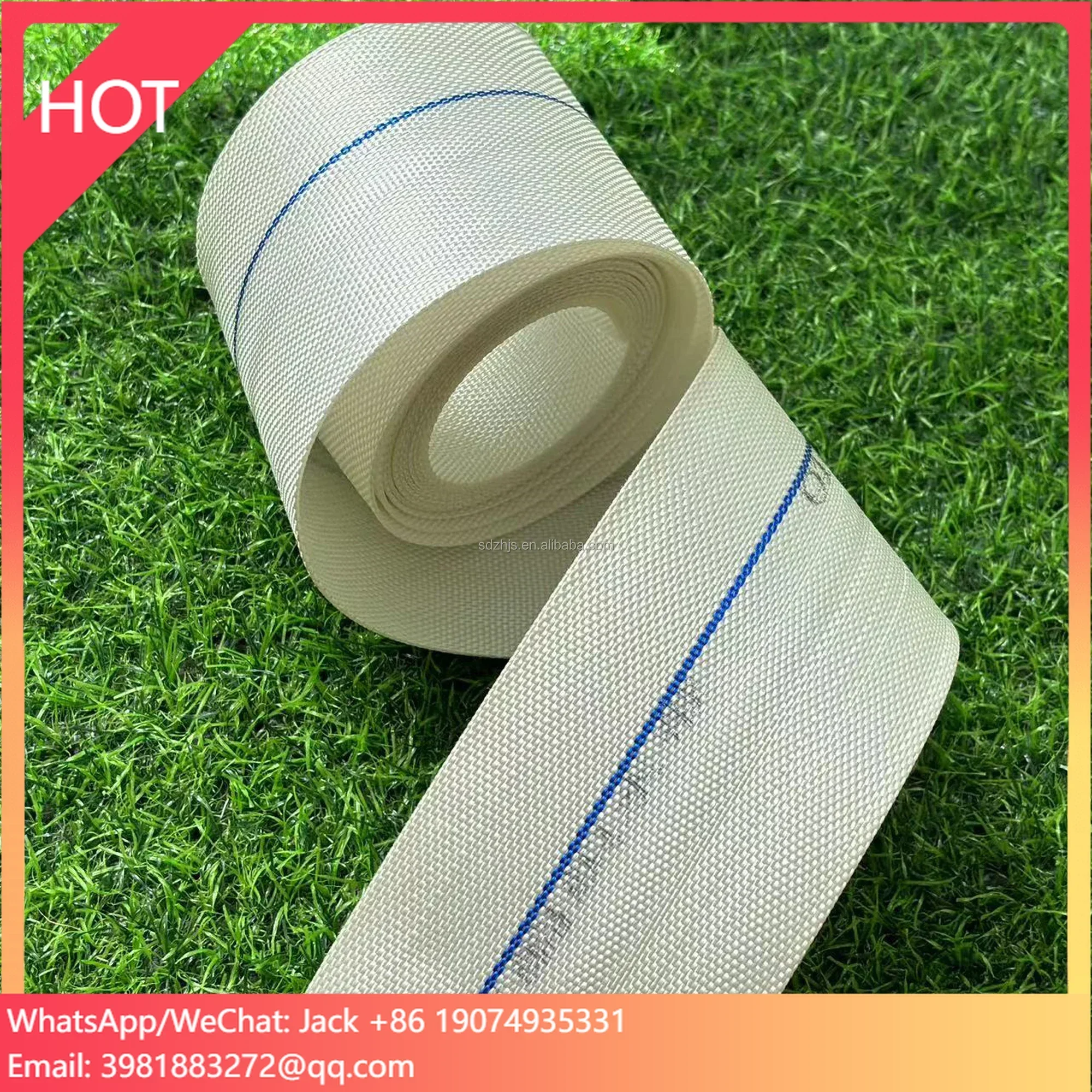 Mangueira de incêndio de proteção ambiental durável de 2 polegadas 100m/rolo, mangueira tecida trançada PE