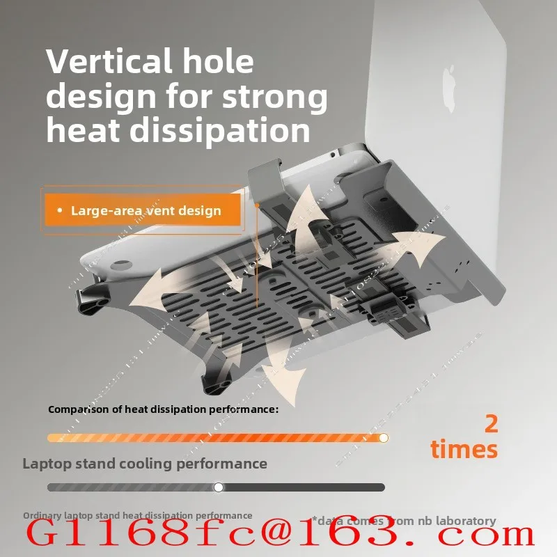 Dual Screen Monitor Bracket, Notebook Bracket, Rotating Telescopic Belt Tray Lifting Adjustment Rack
