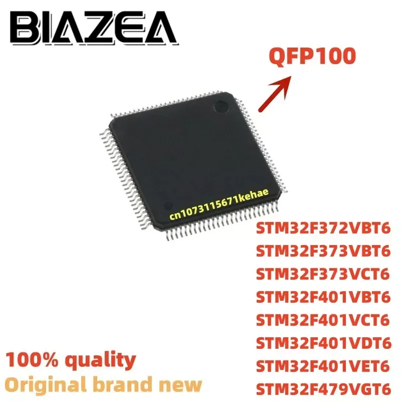 1piece STM32F372VBT6 STM32F373VBT6 STM32F373VCT6 STM32F401VBT6 STM32F401VCT6 STM32F401VDT6 STM32F401VET6 STM32F479VGT6 QFP100