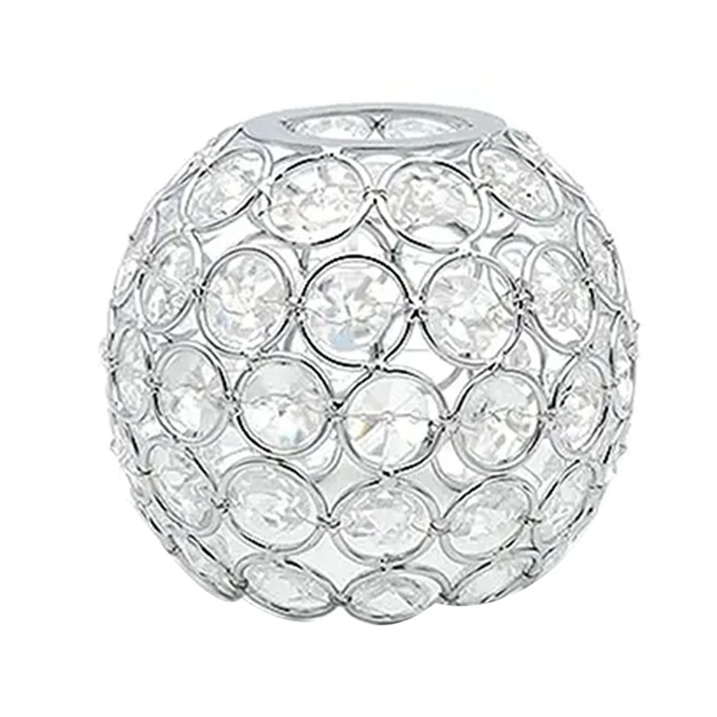 

DW-Crystal Lampshade for Round Hollow Shadow Outdoor Camping Glamping Lantern Light Atmosphere Lampshade