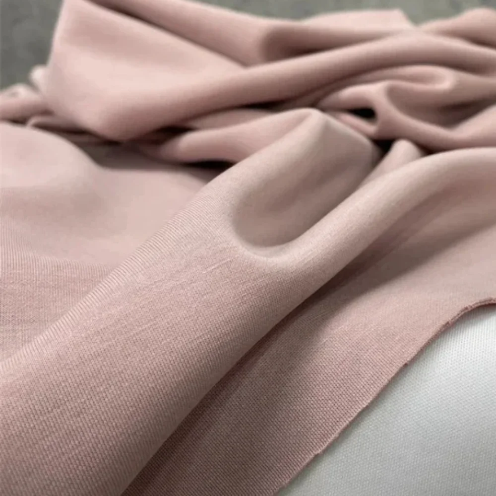 

Misty Copper Ammonia Wire Air Layer Fabric Thickened Knitted Elastic Soft Cloth Apaprel Diy Sewing Per Meter Material