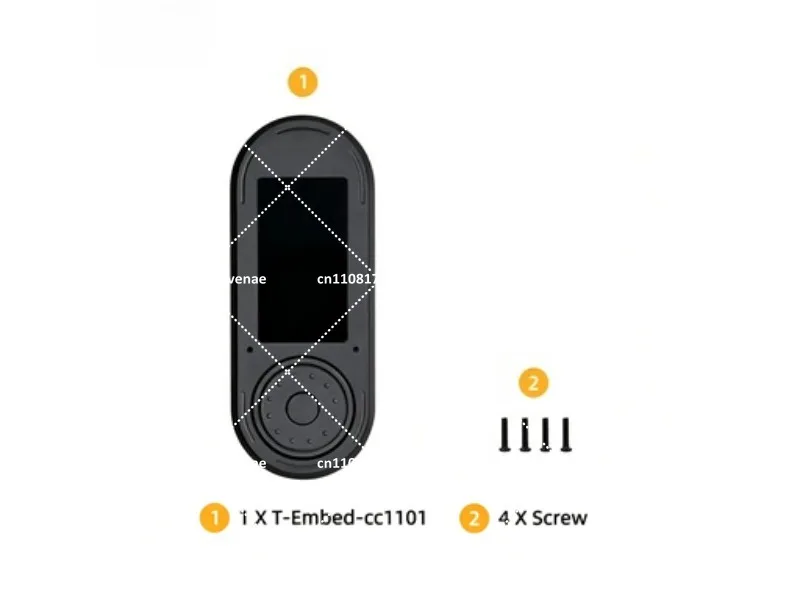 CC1101 ESP32-S3 Development Board Low-Power Sub-1 GHz RF Transceiver NFC RFID I2C Module 1300mAh
