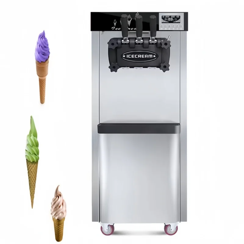 صنع آلة الآيس كريم التجارية الناعمة المتنقلة للبيع من الصين