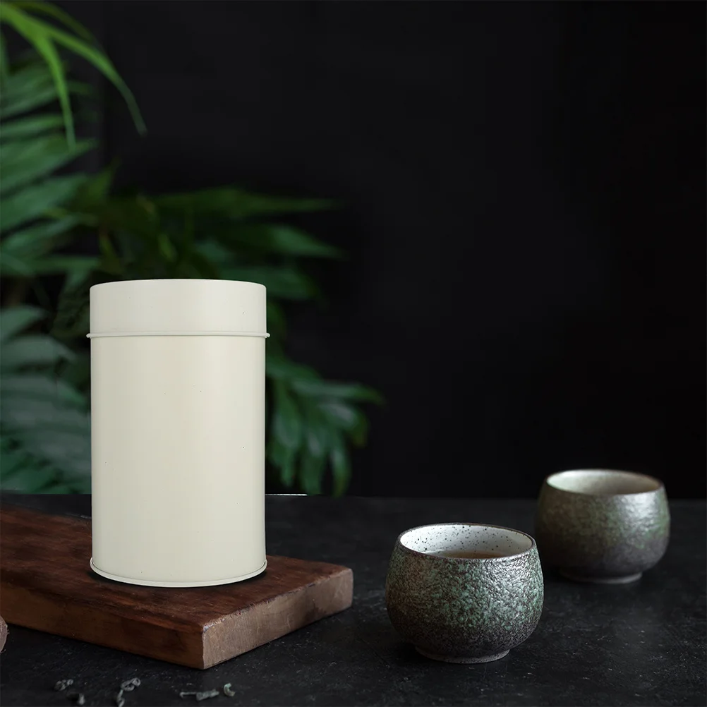 

2Pcs Tea Tin Canister Fine Polishing Unique Shape Design Small Metal Box for Home Hotel Restaurant Gift Use Airtight Food