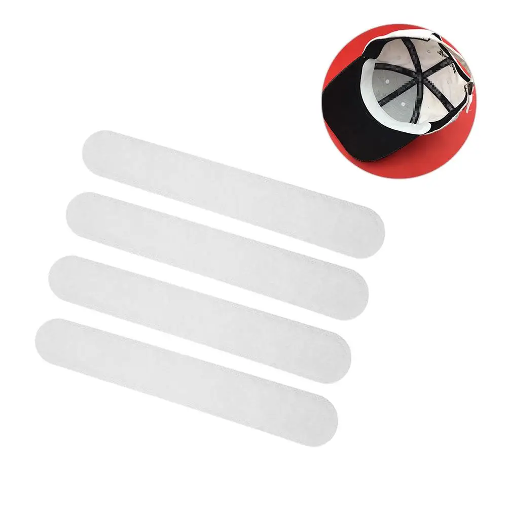 20 Pcs Hats Sweatband Cotton Caps for Men Quick Dry Absorbent Cap Pad Adhesive Tape Fit Various Helmets