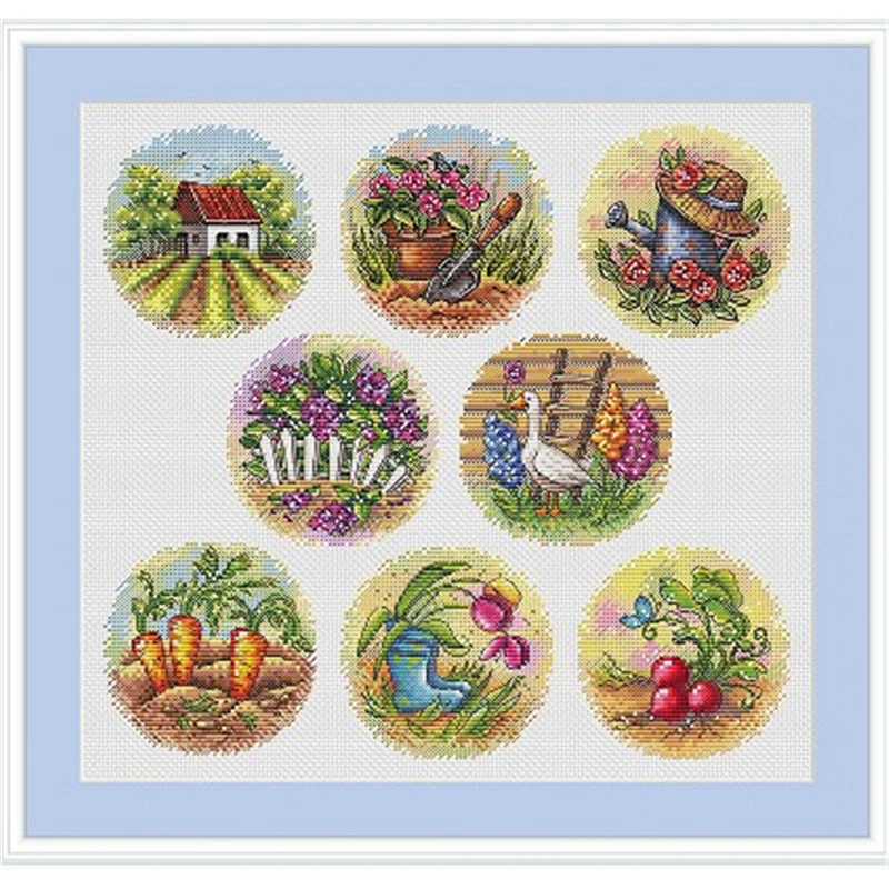 Embroidery Meaning - 1857 Set punto croce Kit punto
