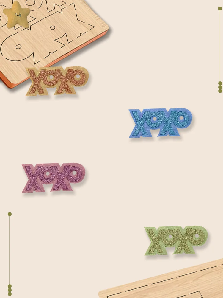 Xx118 4-inch Cool Letter Mold Wooden Cutting Dies Suitable For Most Cutting Machines