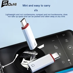 3.5mm Female to Type C Male Adapter For For Xiaomi/POCO/Huawei Wired Headset Converter OTG Earphone Audio AUX Adapter