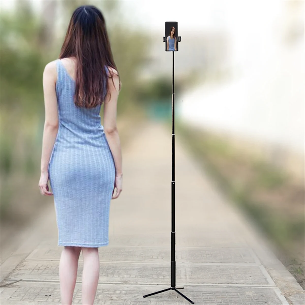 LENVEE für 360-Sportkamera Gopro Extended Selfie Stick Support Rod