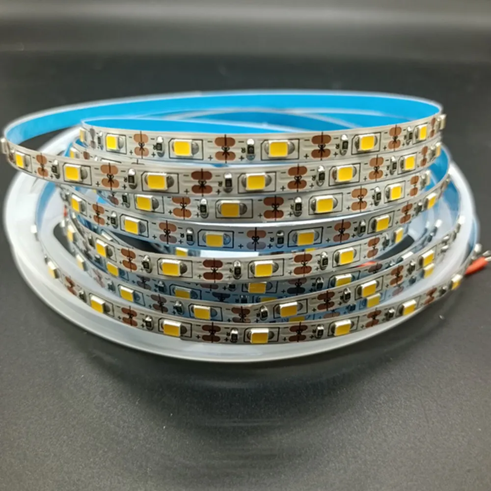 5m White/Warm White/ 60leds/m SMD3528 5mmpcb Flexible LED Strip Tape Light,DC5V 300leds