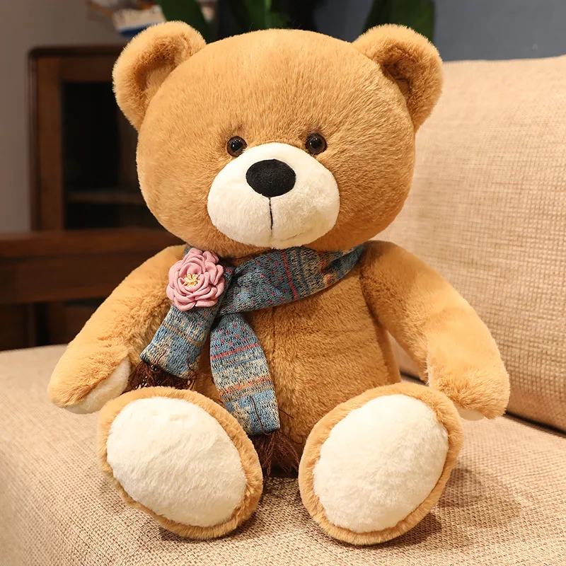 35/50/60CM Nette Klassische Teddybär Plüsch Spielzeug Kawaii Fliege Bär Plushie Kissen Gefüllte Weiche Puppen für Kinder Mädchen Liebhaber Geschenke – Detail 36